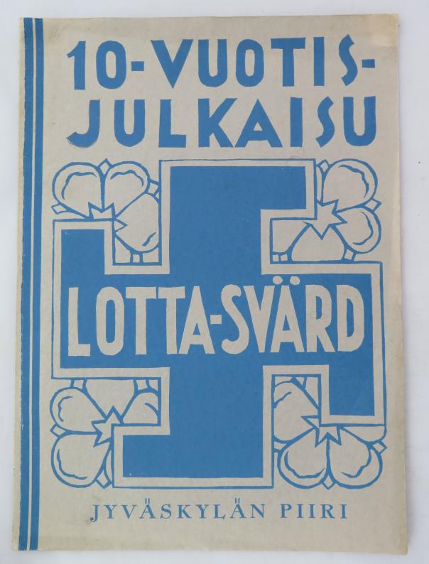 Pre-war Finnish Lotta Svärd Jyväskylä district 10-years jubilee booklet