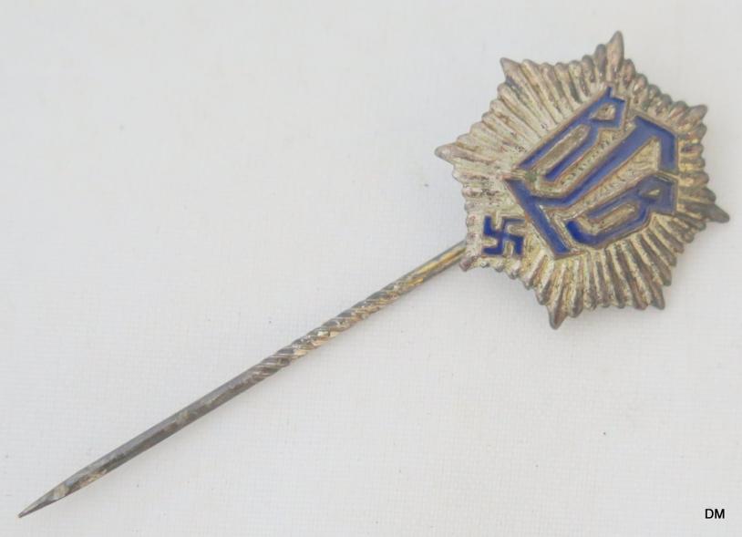 WW2 German RLB organisation member pin -1st type 