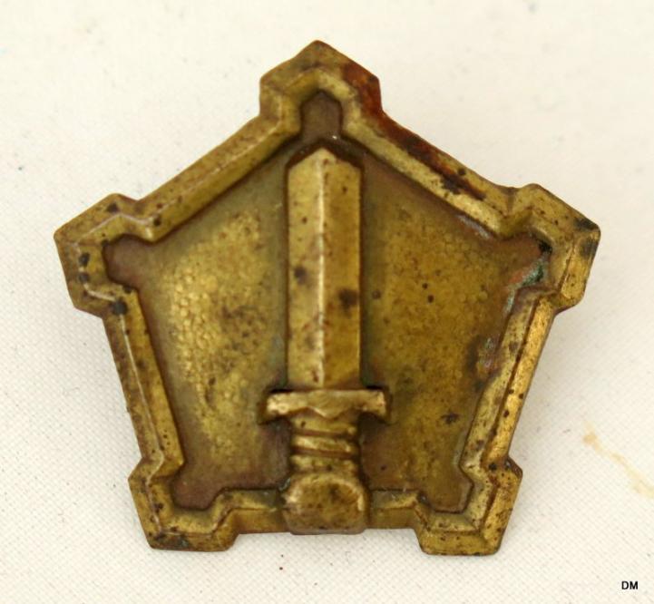 WW2 Finnish army fortification troops badge 1944