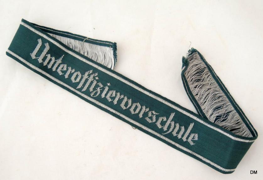 WW2 German Wehrmacht cuff title - Unteroffiziervorschule