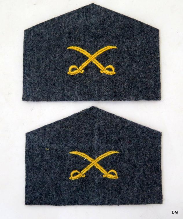 WW2 Finnish army embroidered unit insignia -  Cavalry