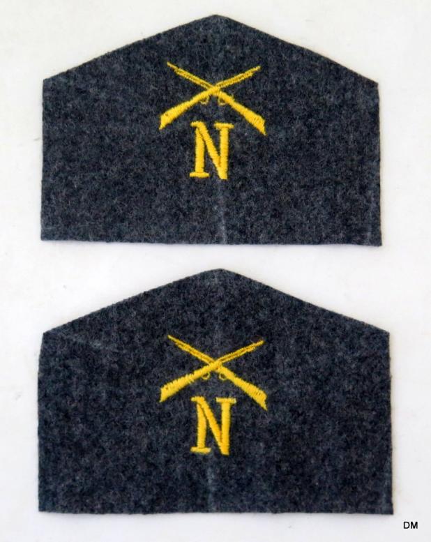 WW2 Finnish army embroidered unit insignia -  Nylands regiment