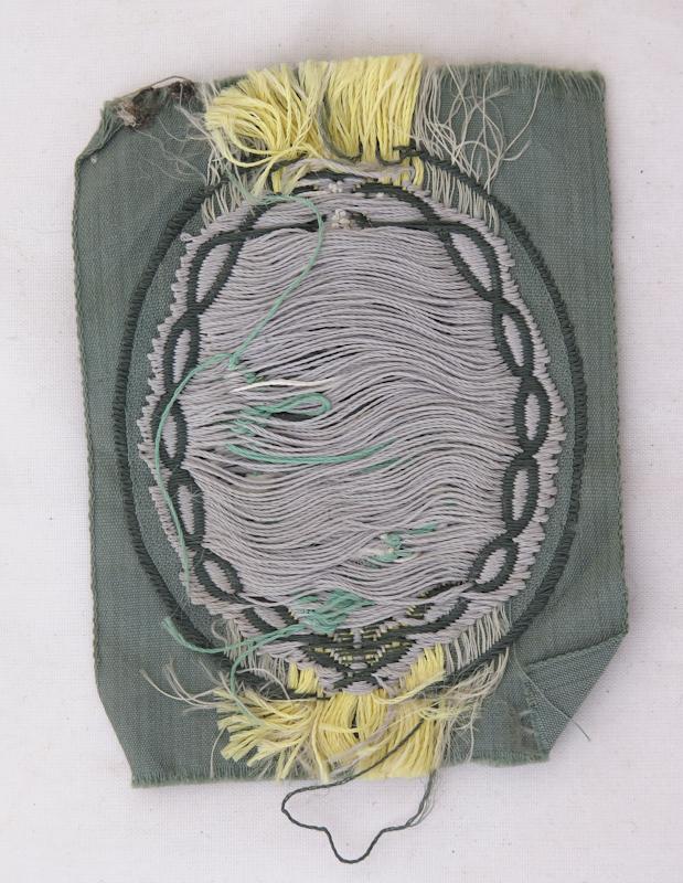 WW2 German Wehrmacht Mountain troops sleeve patch - field grey version