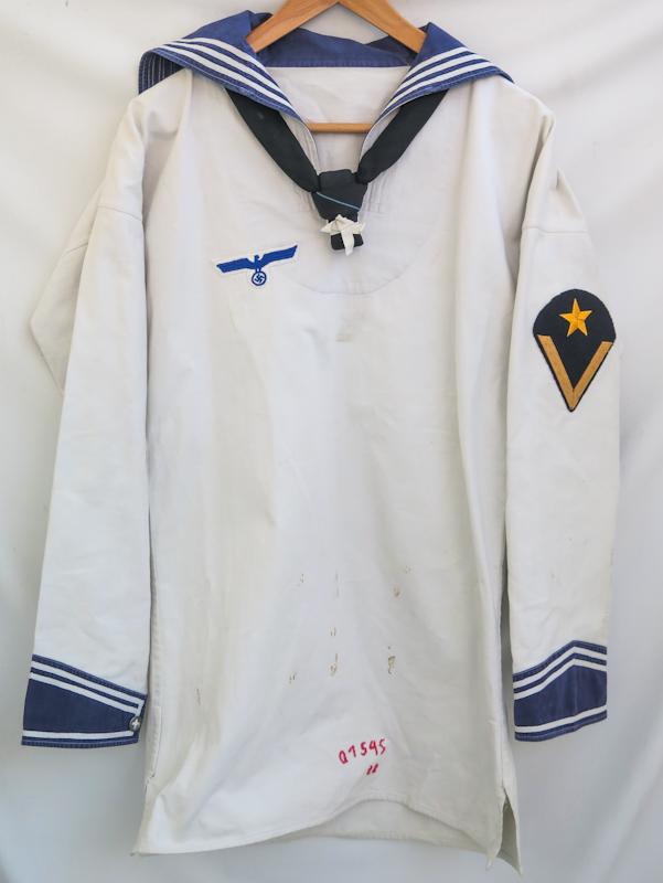 WW2 German Kriegsmarine sailor white shirt