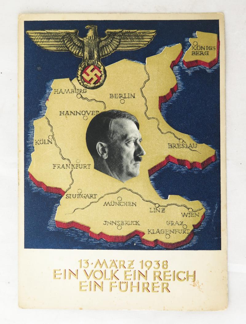 1930s Third reich post card - 1938 Anschluss