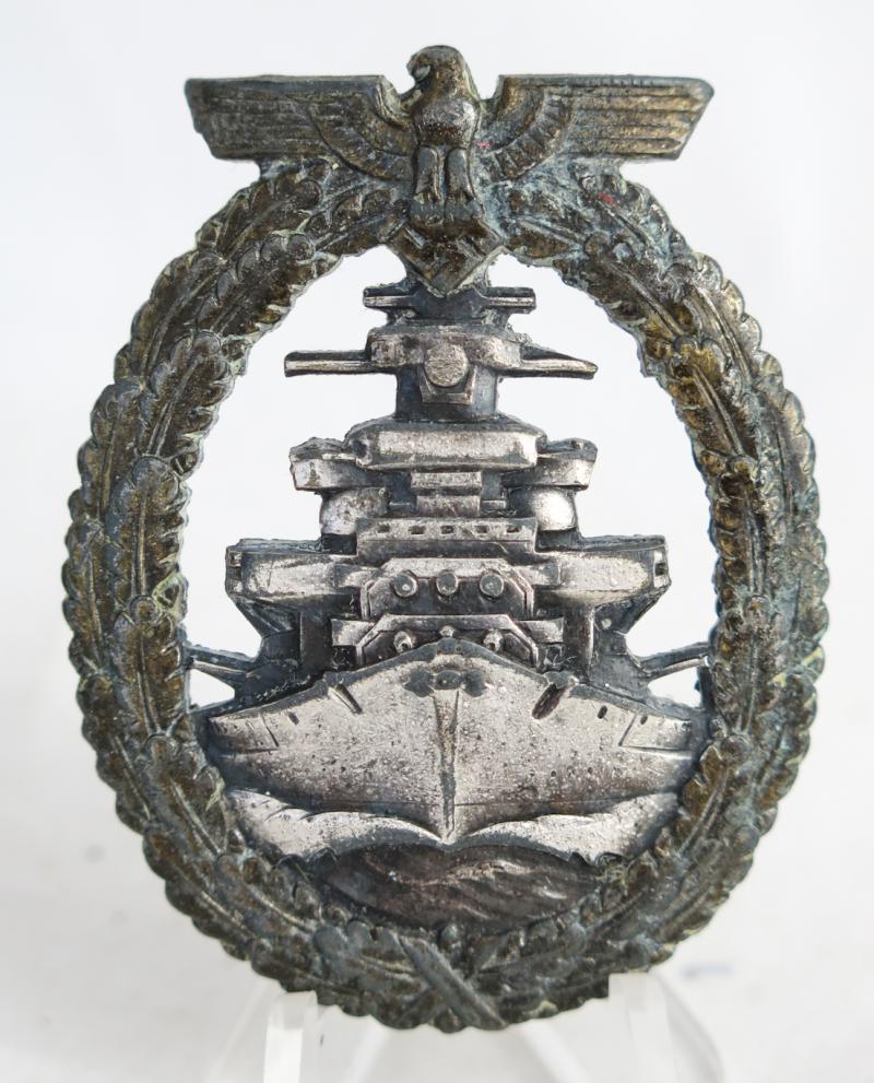 WW2 German Kriegsmarine High Seas Fleet badge - Schwerin