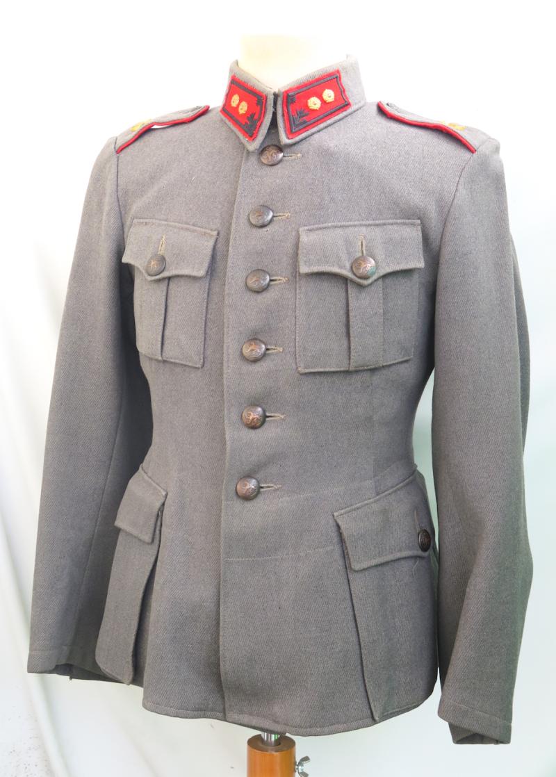 WW2 Finnish army M36 field jacket  field artillery lieutenant -