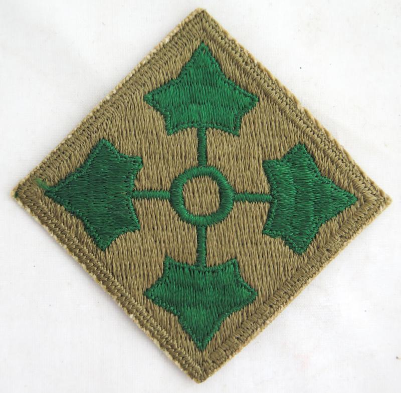 WW2 US army 4th infantry division shoulder patch