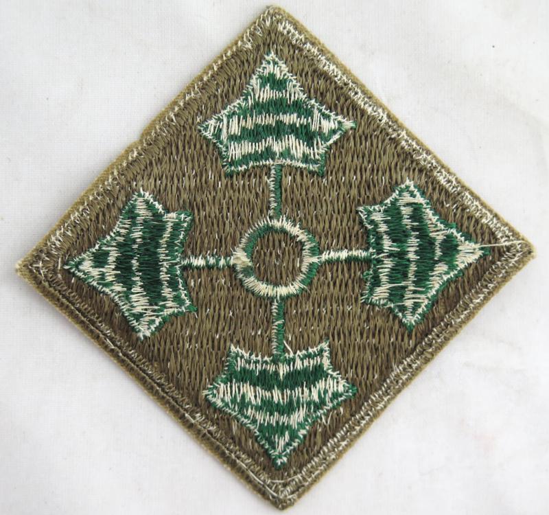 WW2 US army 4th infantry division shoulder patch