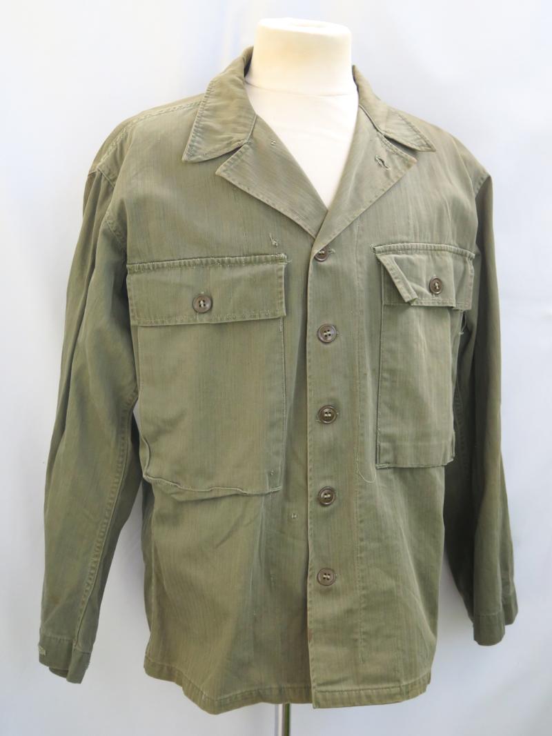 WW2 US army HBT shirt - 38R