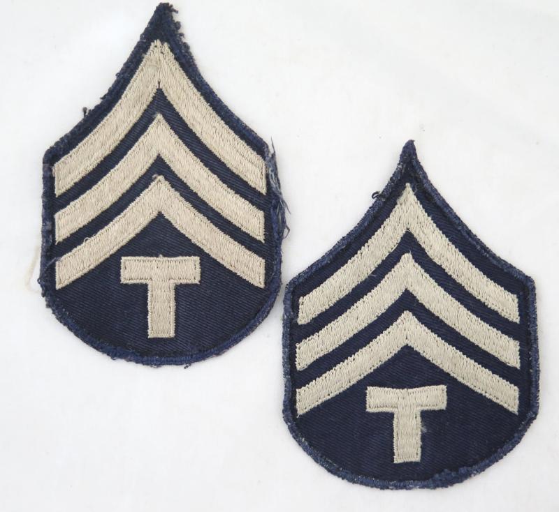 WW2 US army Technician 4th grade sleeve stripes