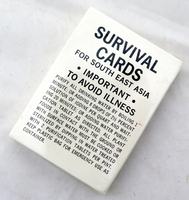 US Vietnam war period Survival cards