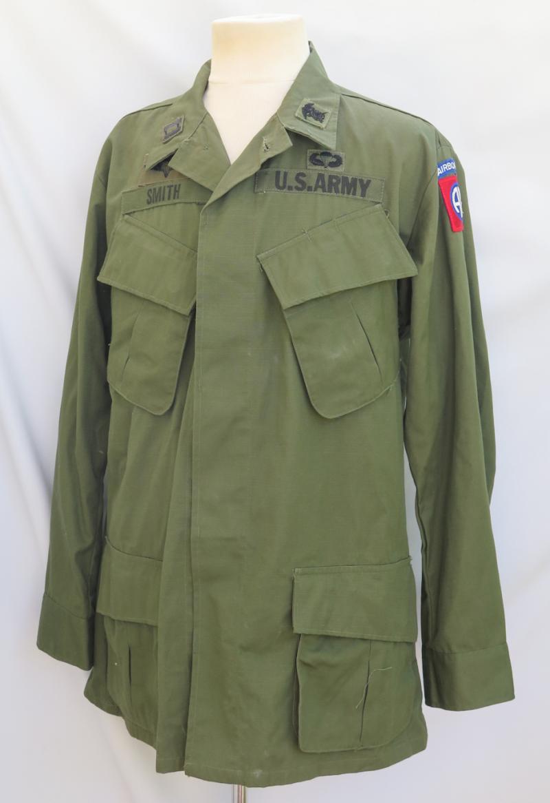 Vietnam US army jungle jacket - Rigger commander 82nd ABN div
