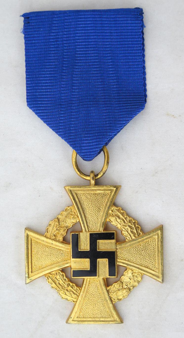 WW2 German Faithful service award of 40 years