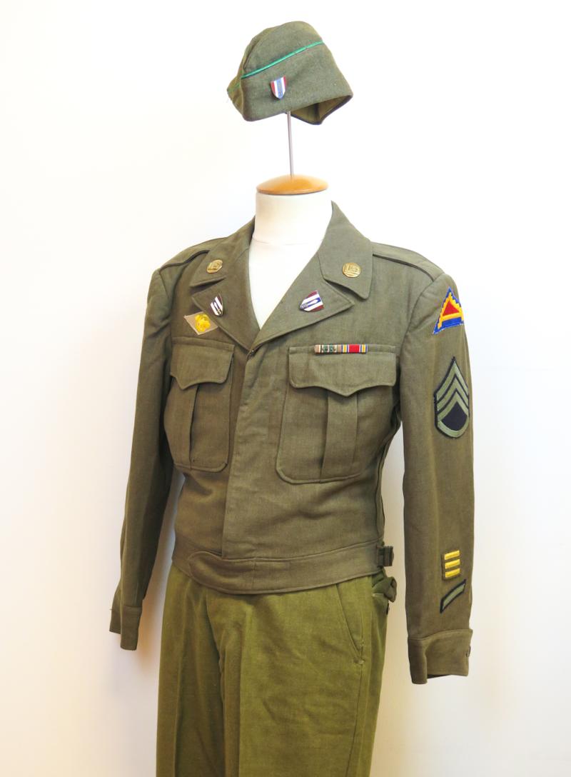 WW2 US army staff-sergeant uniform - 7th army Civilian affairs