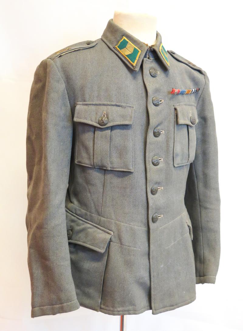 Dragoon Militaria | WW2 Finnish army M36 field jacket vääpeli - Jäger ...