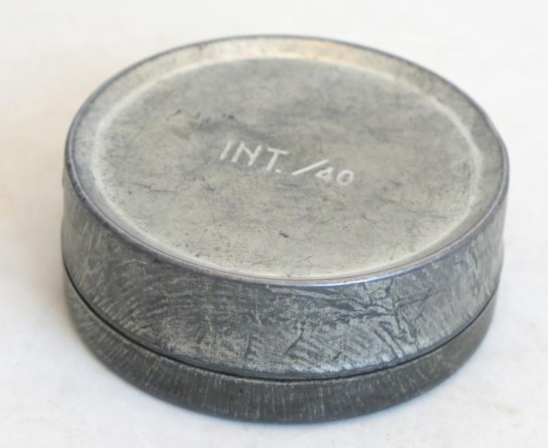 WW2 Finnish army issue shoe grease tin - 1940
