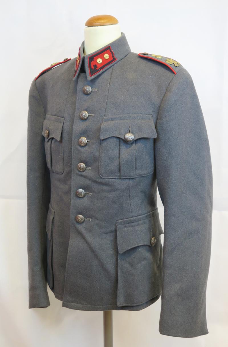 WW2 Finnish army M36 field jacket  field artillery lieutenant