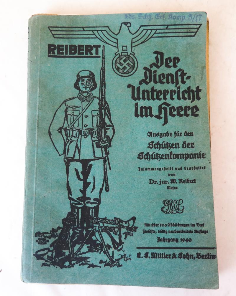 WW2 German Reibert series soldier hand book - infantry 1940