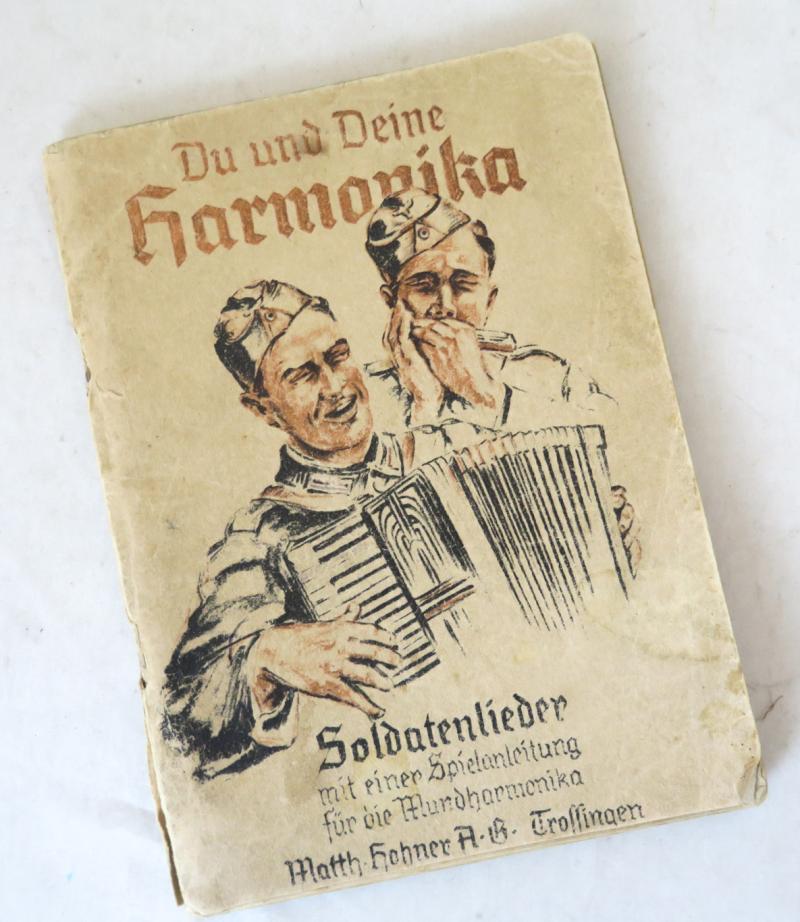 WW2 German Harmonika song and  note book