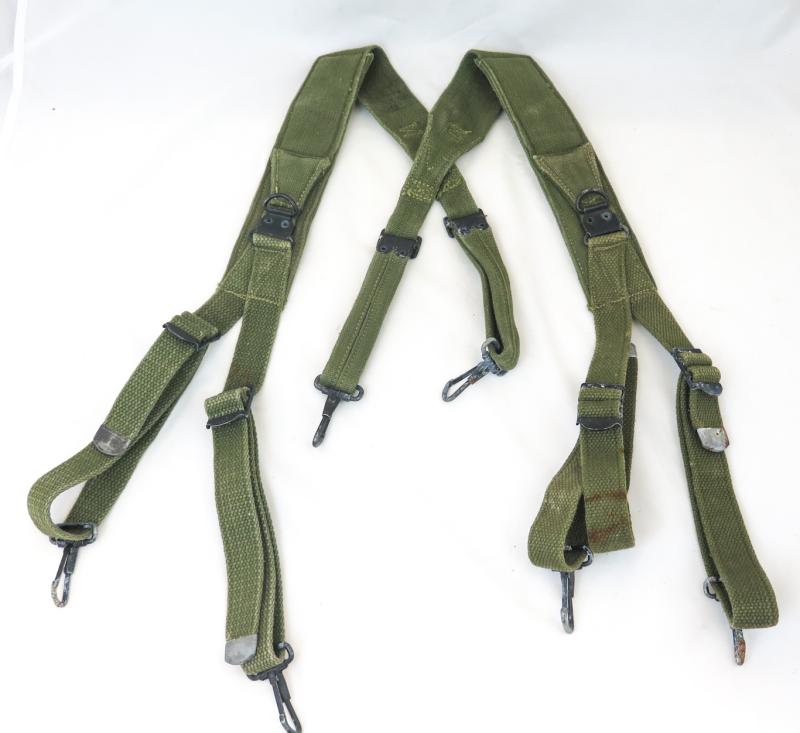WW2 US army M1936 combat suspenders -transitional late war pattern - 1945