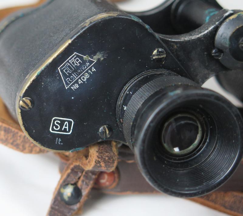 WW2 Finnish army 6x30 binoculars with case