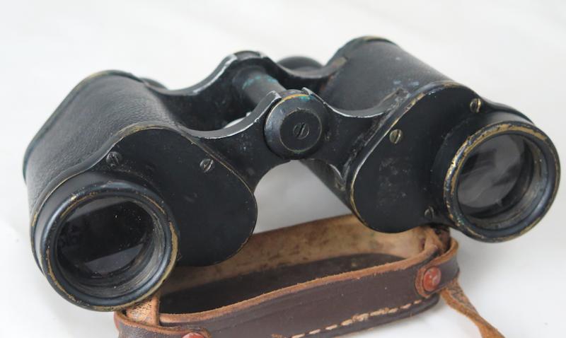 WW2 Finnish army 6x30 binoculars with case