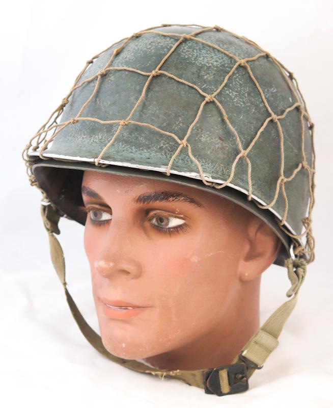 WW2 US M1 steel helmet - ex-navy