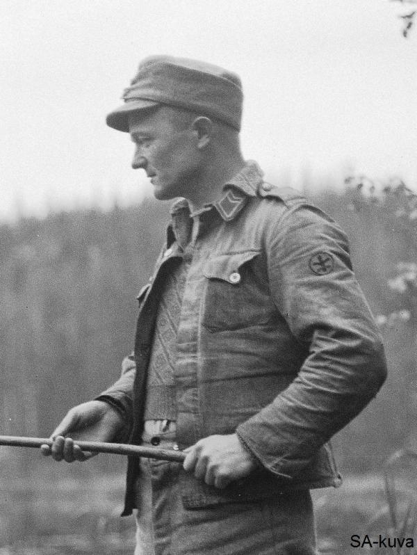 WW2 Finnish army JR 45 sleeve patch 1941-44