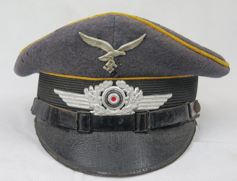 Dragoon Militaria | WW2 German Luftwaffe visor cap - Flieger ...