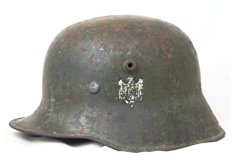 WW2 German Wehrmacht army transitional M18 steel helmet