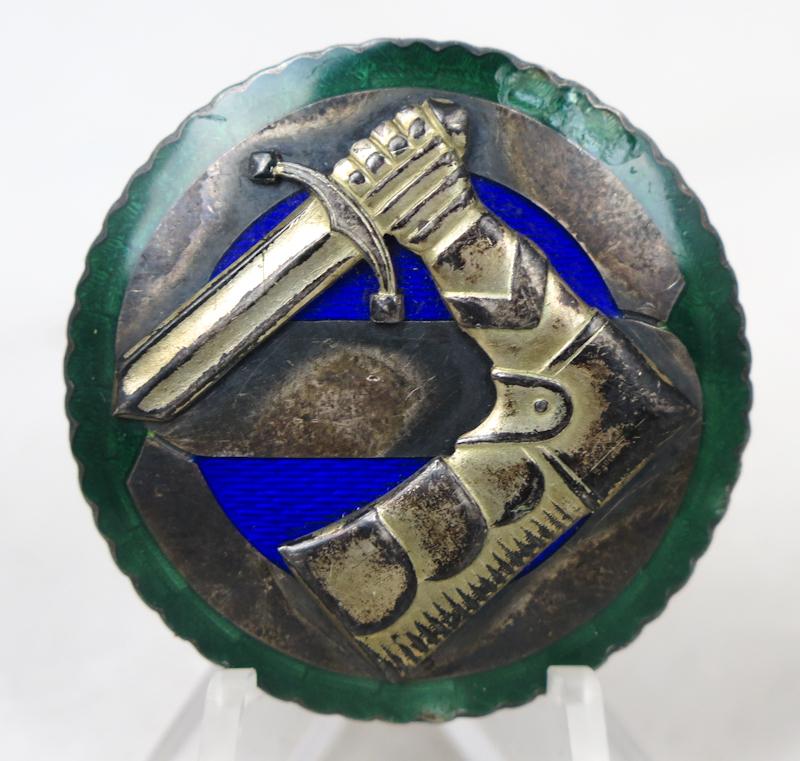 Pre-war Finnish Civil guards sports/recreation badge of Master class