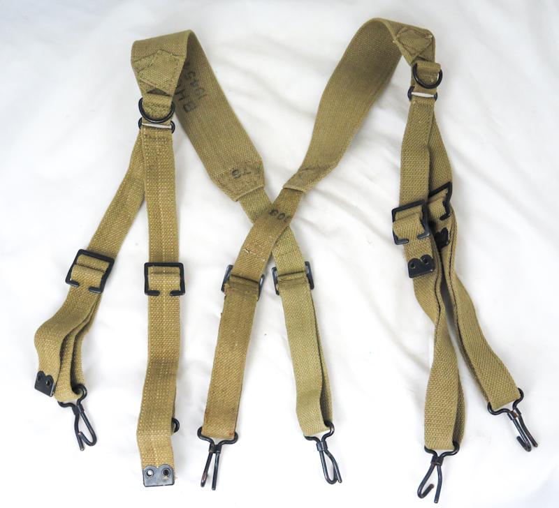 WW2 US army M1936 combat suspenders British made - 1945