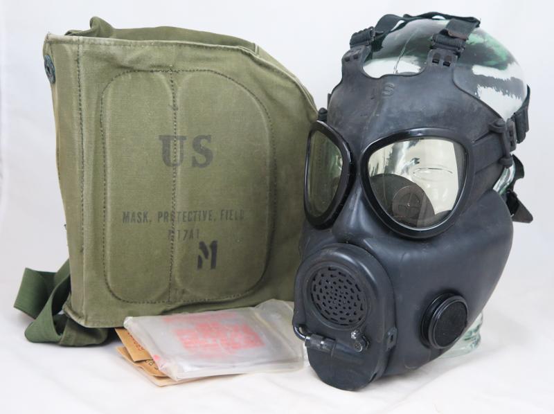 Cold war US M17A1  gas mask