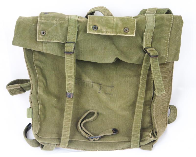 Vietnam war period USMC M1941 pack bag