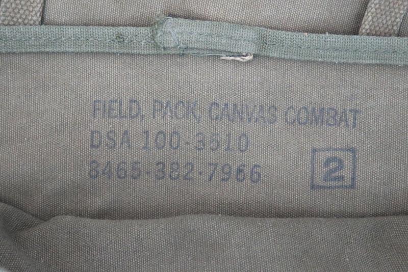 Vietnam war period USMC M1941 pack bag