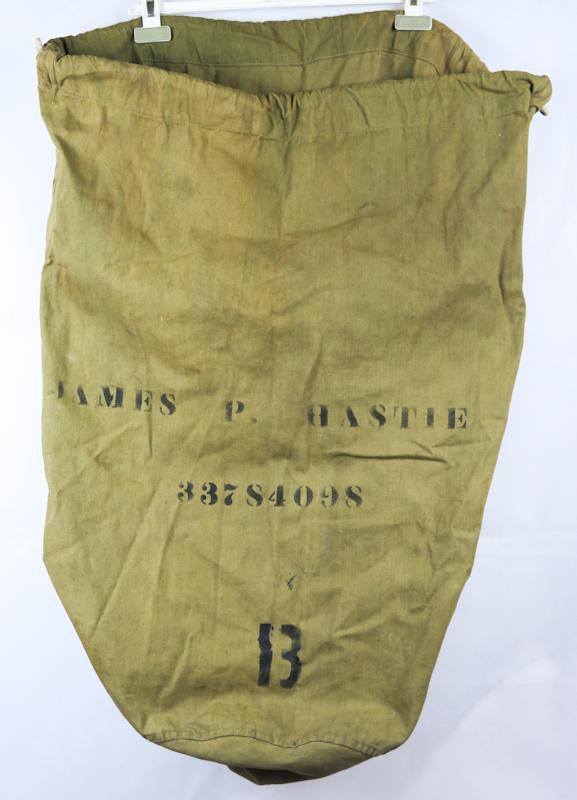 WW2 US barracks bag OD