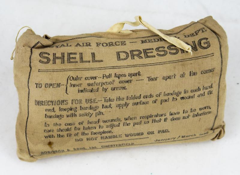 WW2 British Shell dressing - RAF issue