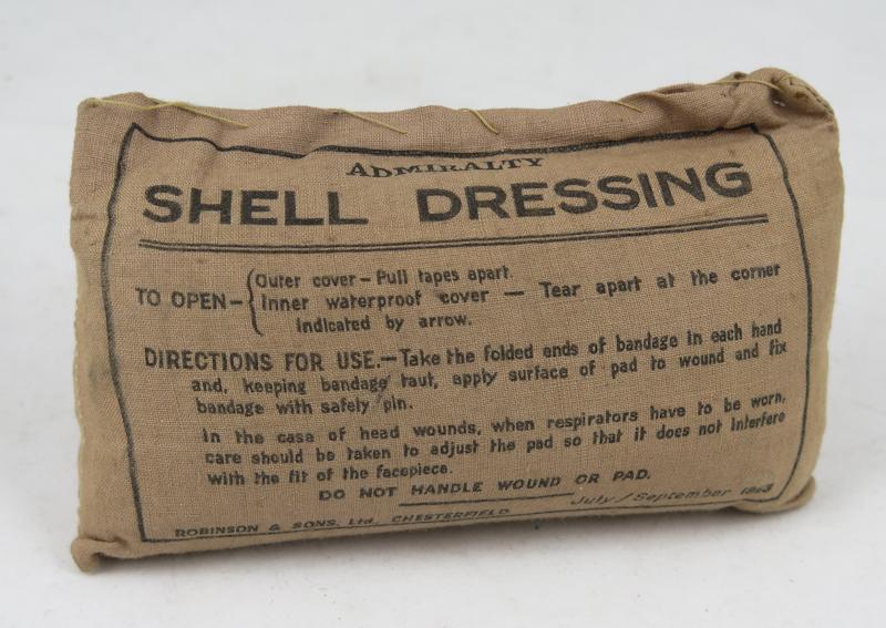 WW2 British  shell dressing - Admiralty 1943