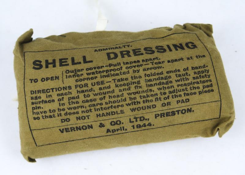 WW2 British shell dressing - Admiralty 1944