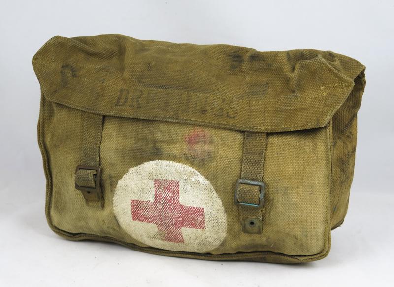 WW2 British army shell dressing bag