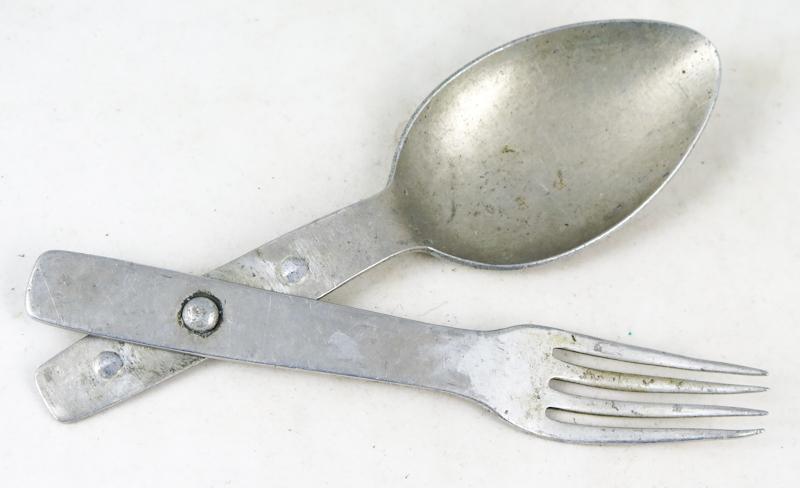 WW2 German Wehrmacht/Waffen-SS fork-spoon eating utensil -VDNS38