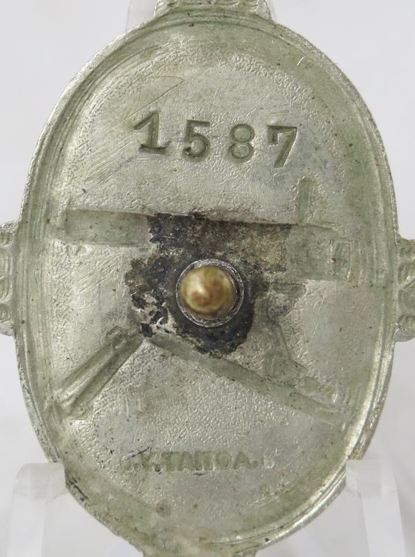 Pre-war Finnish M/1925 marksman badge machine gun