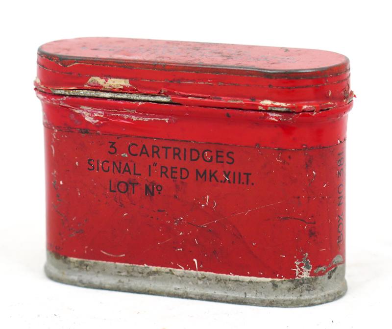 WW2 British Signal flare case - red