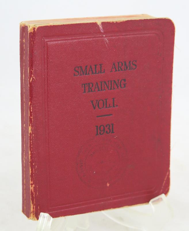 WW2 British manual Small arms training vol.1 - 1931