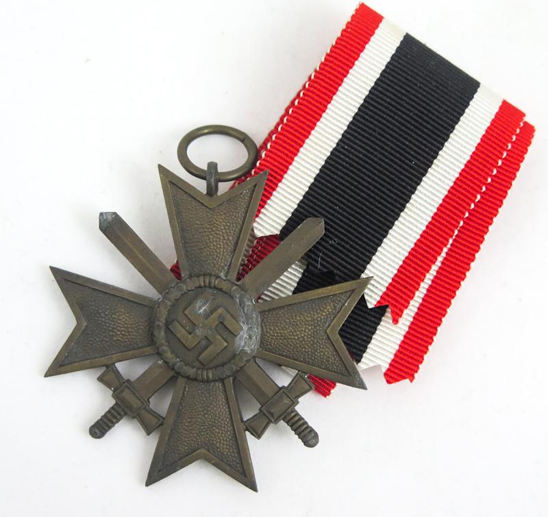 WW2 German war merit cross 2nd class with swords -  maker 127