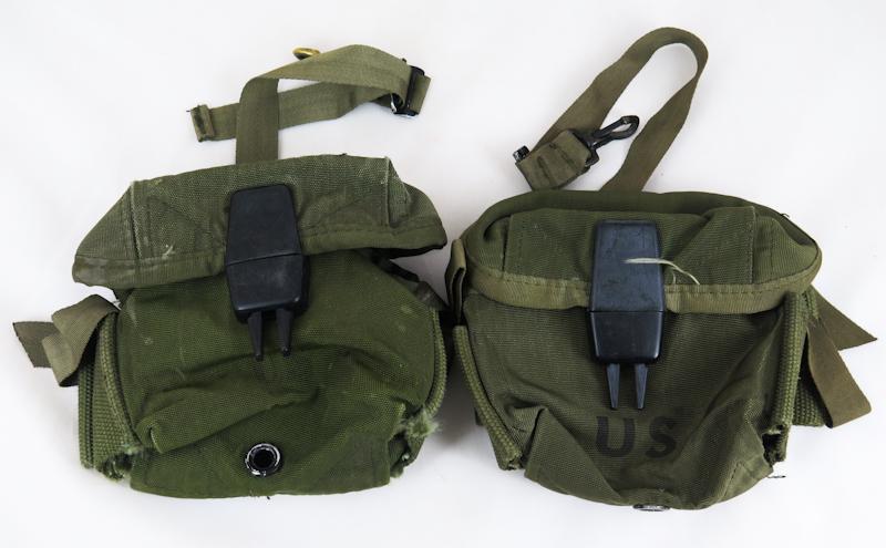 Cold war US army M1967 M16 20 round mag pouch - 1969