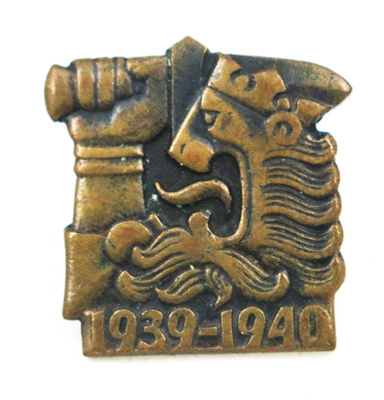 WW2 Finnish Commemoration badge of Winter war 1939-40 fighters