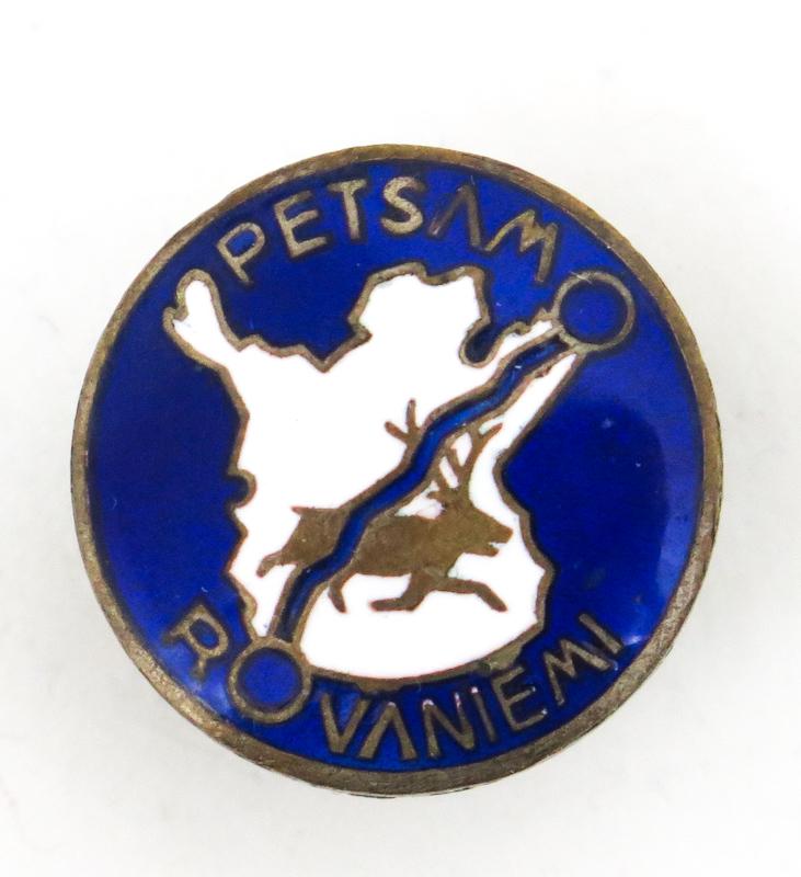 WW2  Finnish Traveller badge - Rovaniemi-Petsamo