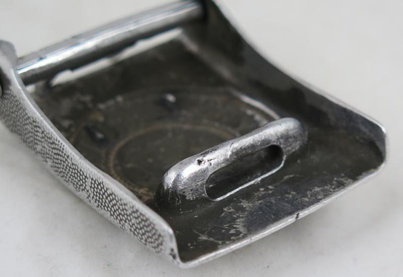 WW2 German Wehrmacht army aluminium combat belt buckle